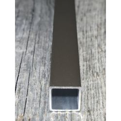 5. Barreaux en aluminium carré brun (Boite de 10 et à l'unité)