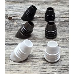 1. Petits connecteurs ronds en 3 couleurs (pq. de 20 avec vis ou à l'unité)