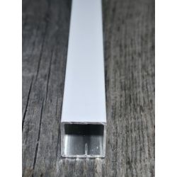 6. Barreaux en aluminium carré blanc (Boite de 10 et à l'unité)