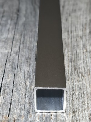 5. Barreaux en aluminium carré brun (Boite de 10 et à l'unité)