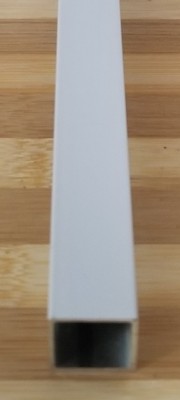 Barreaux en aluminium carré blanc (Boite de 10 et à l'unité)